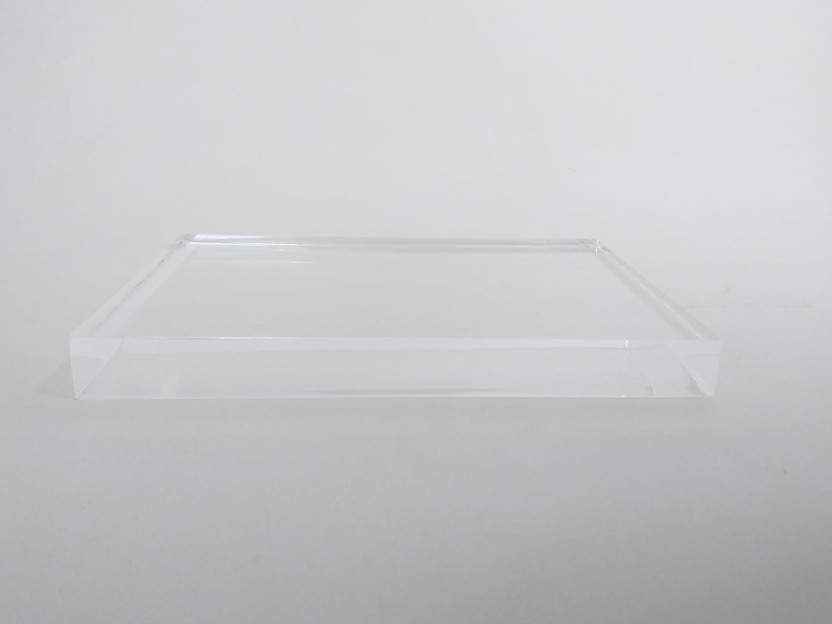 BAS147 - CUSTOM RECTANGULAR ACRYLIC BASE WITH HIP ROD