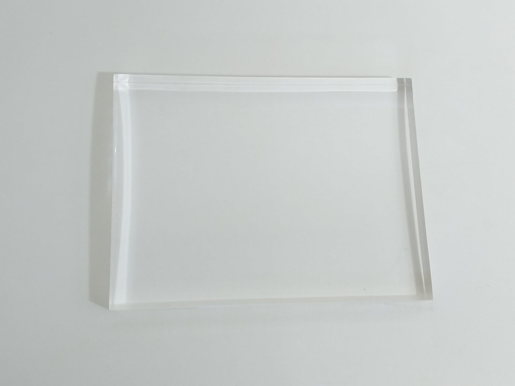 BAS147 - CUSTOM RECTANGULAR ACRYLIC BASE WITH HIP ROD